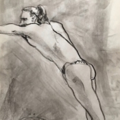 Dessin Tiffany la posture