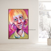 TiTEFACE de la fille en ROSE ÖMISERANY TF-DECO-Titeface rose ,<em>TF_ROSE, ÖM_LOCATION CODE H </em>