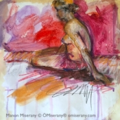 un monde en couleurs -Femme distante