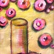 En équilibre Romantique rose rose,2014-2019, ÖMiserany©, #EE_171,