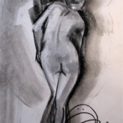 Femme de dos en s, 2009, &Ouml;Miserany&copy;