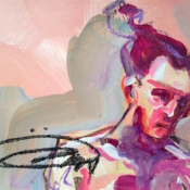 Homme ombre mauve