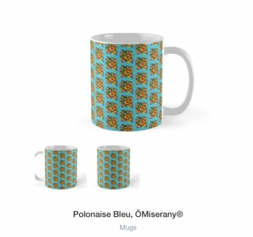 tasse de la collection polonaise bleu ÖMiserany®