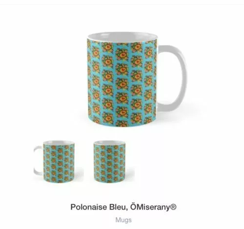 tasse de la collection polonaise bleu ÖMiserany®
