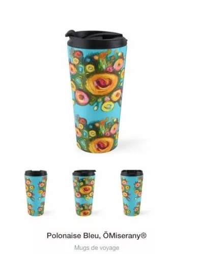 tasse de la collectiotasse de voyage la collection polonaise bleu ÖMiserany®