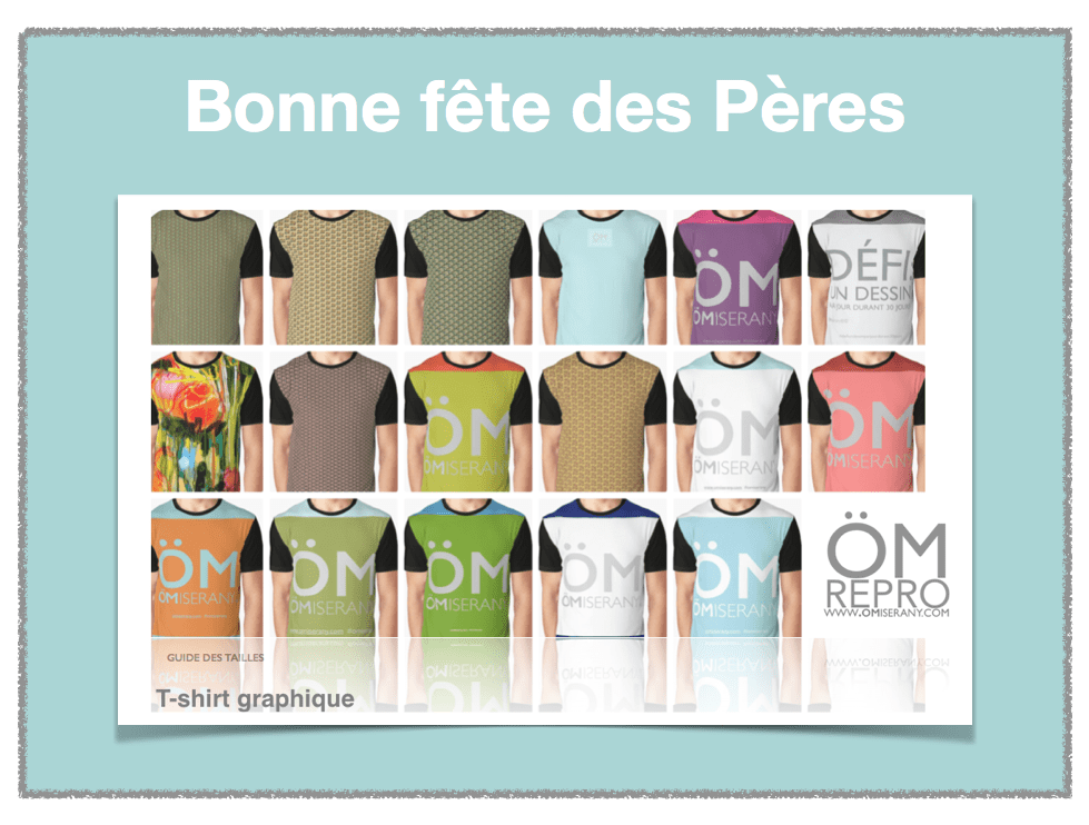 idées cadeaux ÖMiserany-2019 fête des pères 2019 19 t-shirts