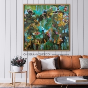 GV2_Jazz,2015 idée deco ÖM_LOCATION CODE H GV2_Jazz,2015 48’’ x 48‘’ x 2’’. ÖM_LOCATION CODE H